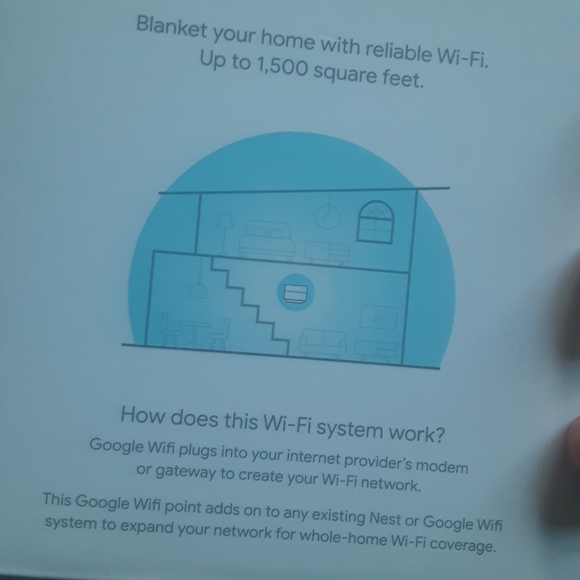 NIB Google AC1200 Wifi Point/Router - Picture 6 of 7